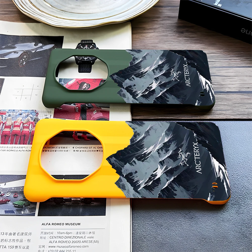 雪山适用华为mate60/70rs非凡大师手机壳mate40/50rs始祖鸟60硬壳