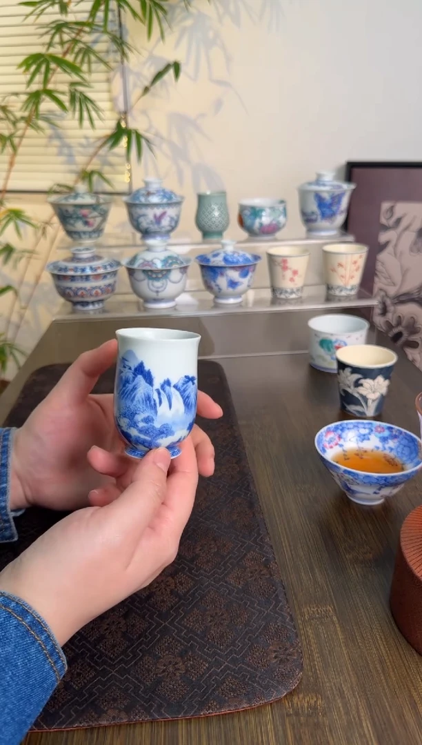 【闪购商品】景德镇手绘茶杯茶杯