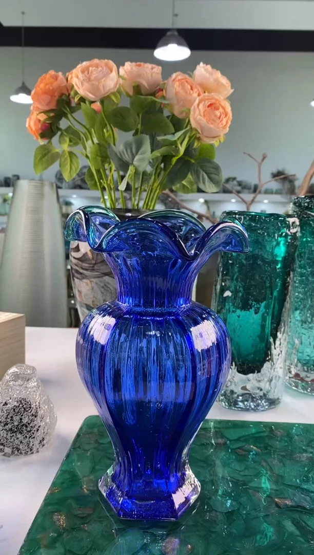 慕忆家手作琉璃花瓶