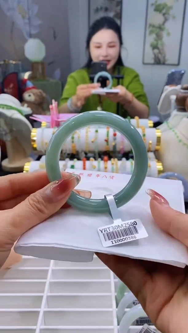 未镶嵌手镯翡翠72号圆条55.6/10.1*10.1