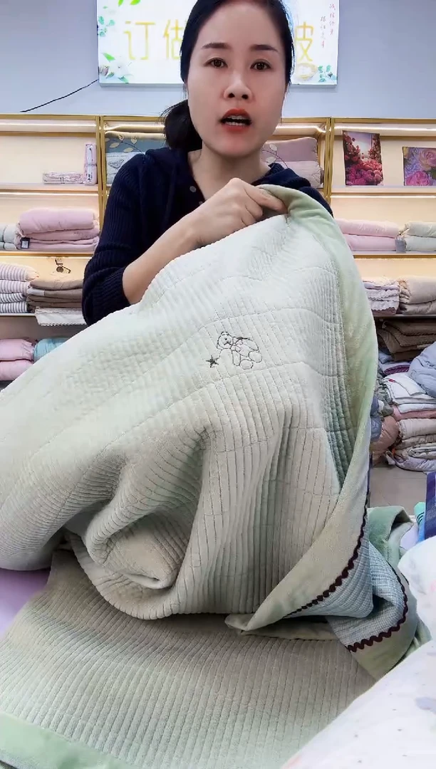 棉棉+绒床盖