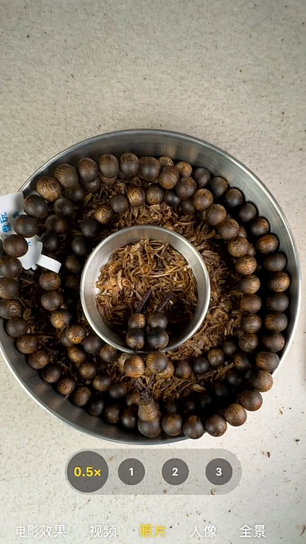 沉香手串空*，7mm奇楠沉水浮多圈手串29