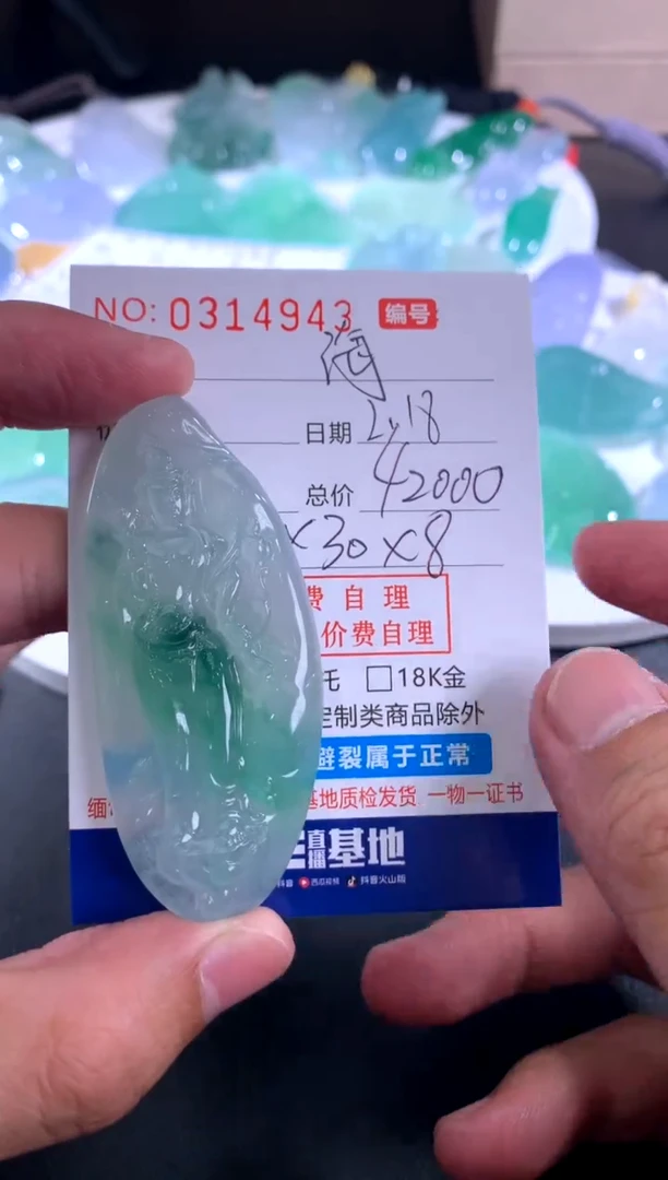 【闪购商品】翡翠颈饰未镶嵌海 订金