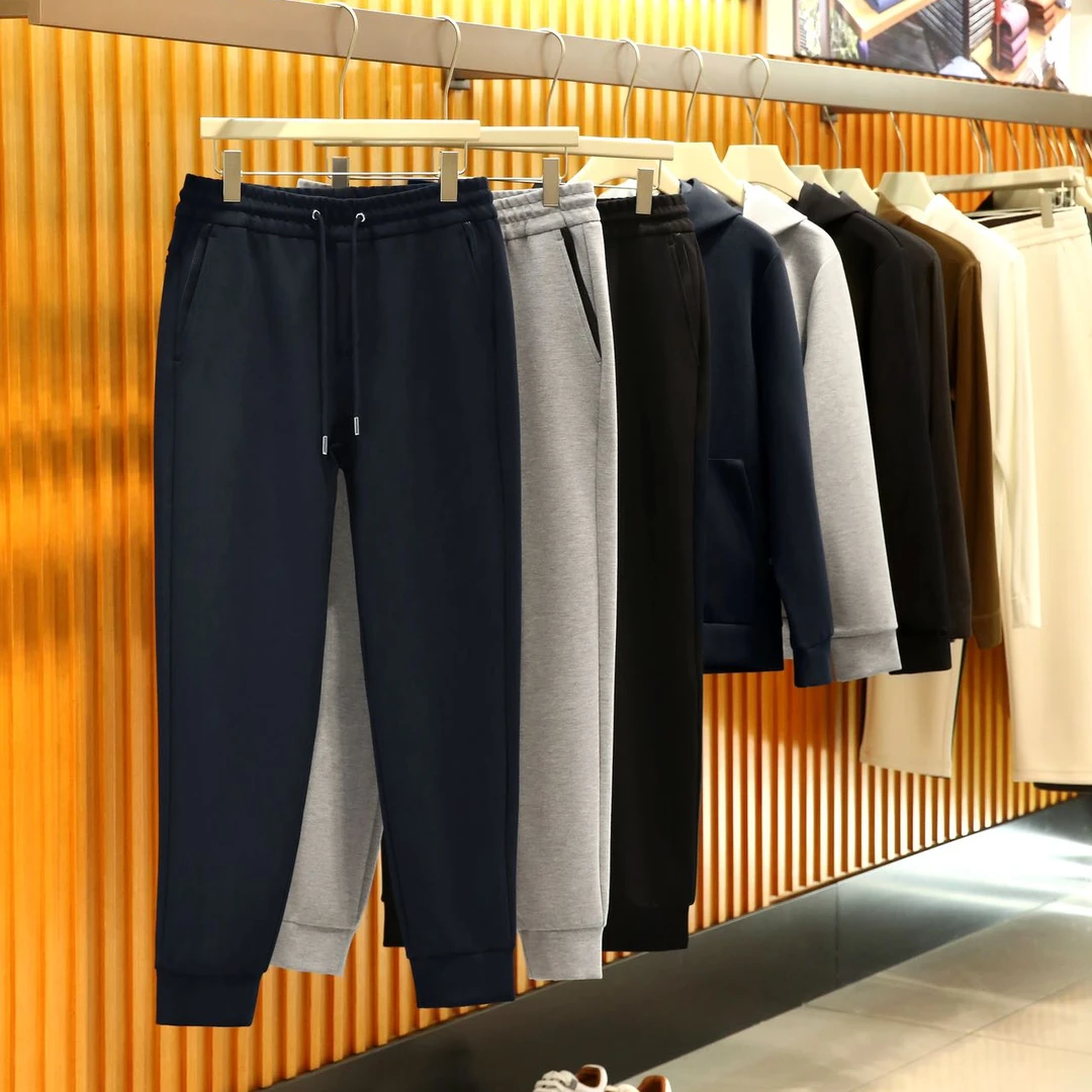 意式轻奢！高级感天花板！春季新款男士经典极简运动休闲裤长裤
