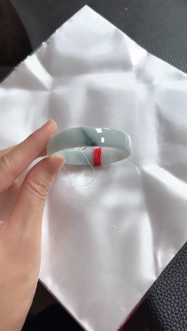 未镶嵌手镯翡翠圈口50.6飘花