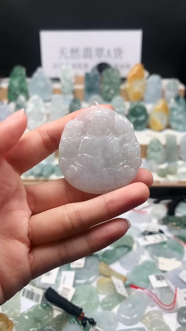 吊坠(不含链)未镶嵌翡翠78送子观音
