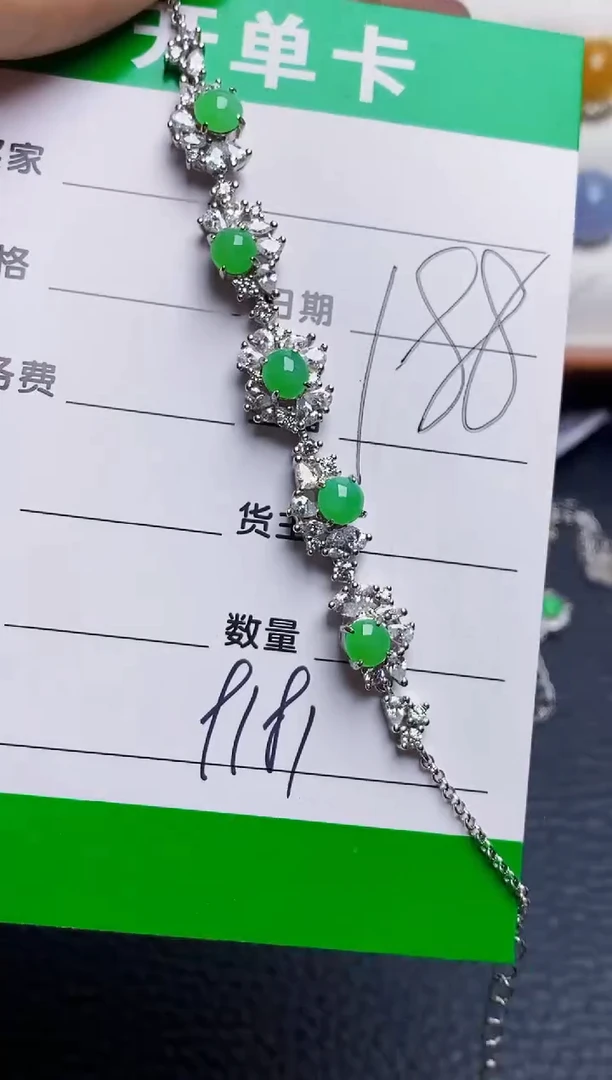 银S925镶嵌戒指翡翠佛*9181