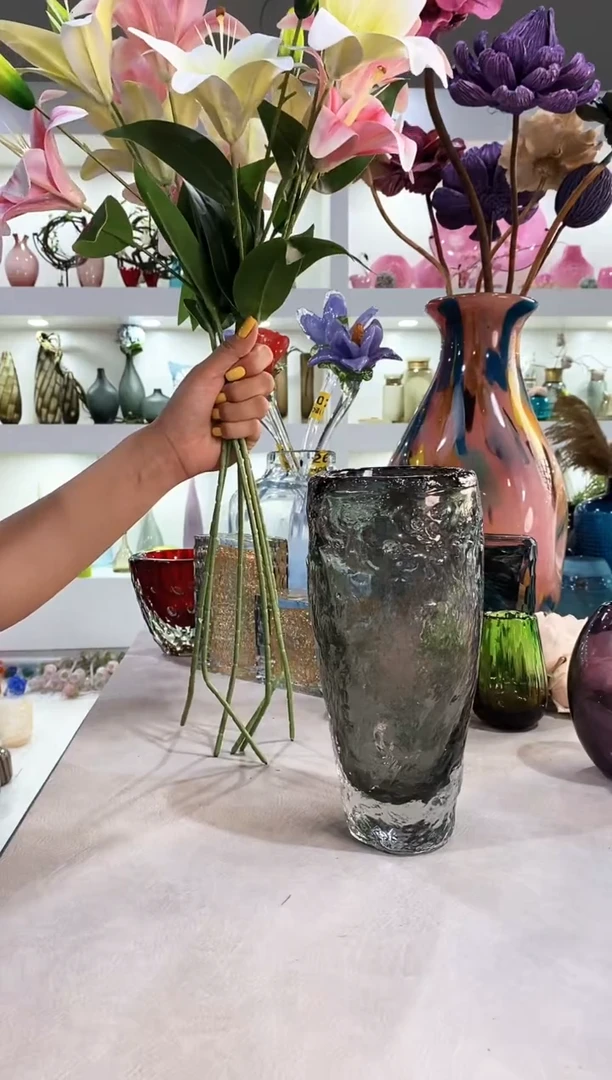 慕忆家手作琉璃花瓶