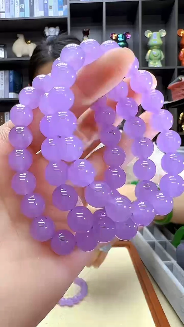 翡翠未镶嵌颈饰丹丹diy劲饰10mm手链