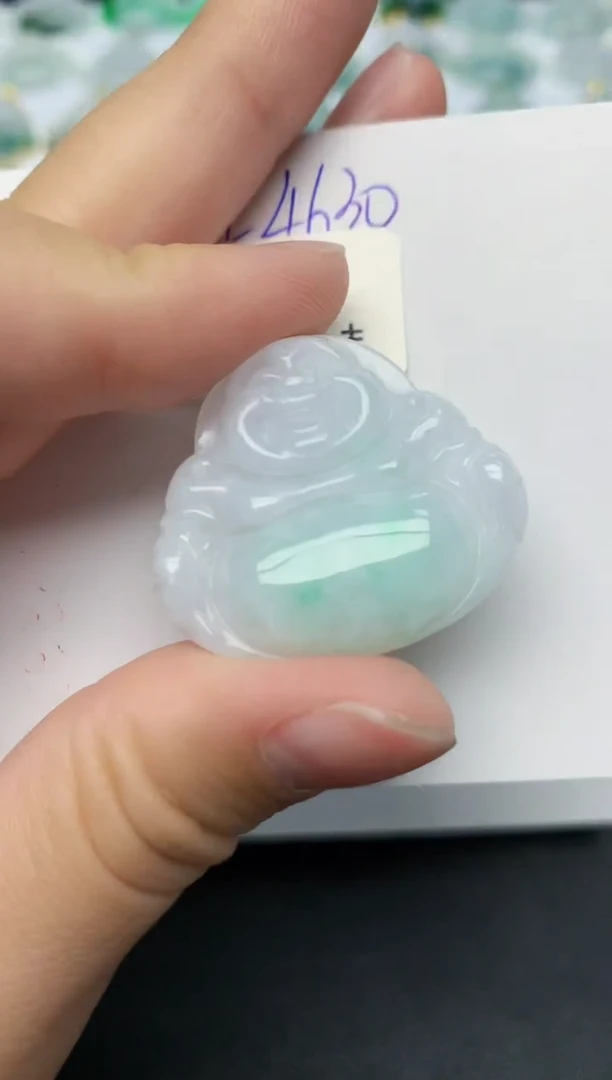 颈饰18K金镶嵌翡翠天然缅甸A货翡翠百元以上9元证书费自理