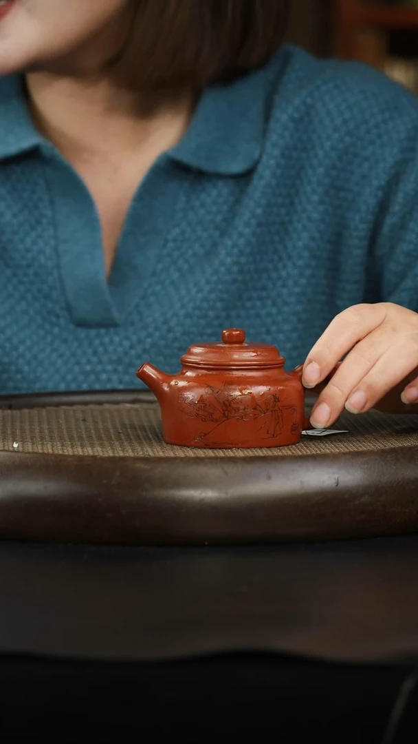 茶壶紫砂朱泥 德钟