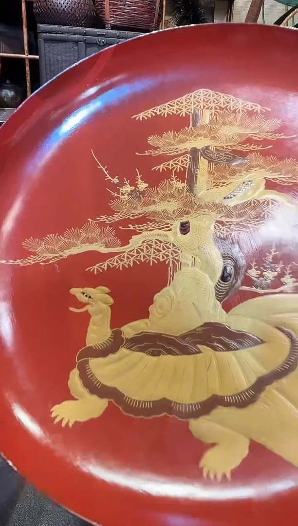 盘（微瑕） 大漆漆器大漆漆器大漆漆器