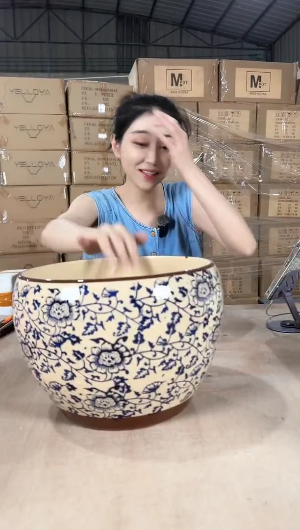苹果青花瓷大号24x18