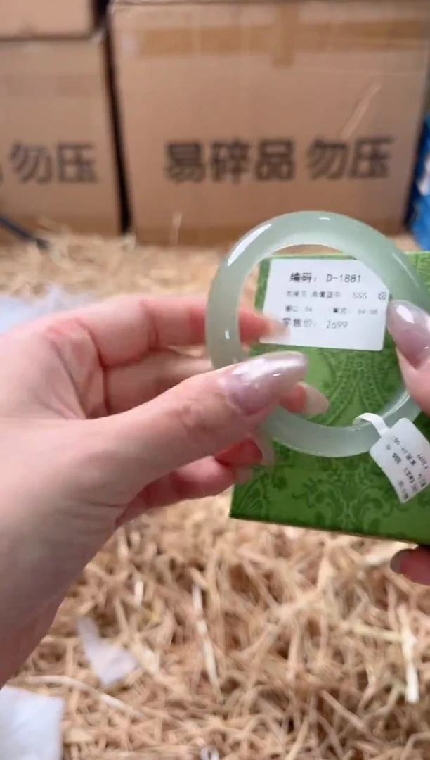 未镶嵌手镯石英质玉D-1881