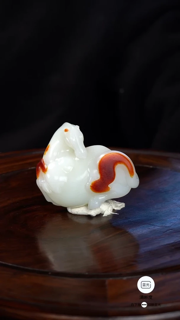 未镶嵌和田玉挂件013【防拍】马到功成