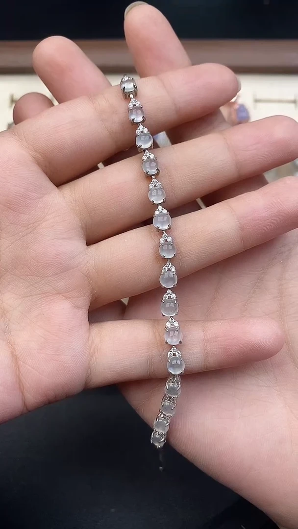 银S925镶嵌定制翡翠小**猫67979679
