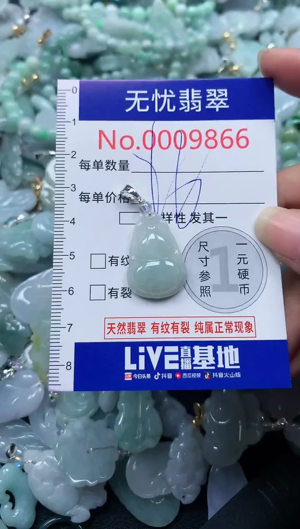 颈饰未镶嵌翡翠9866