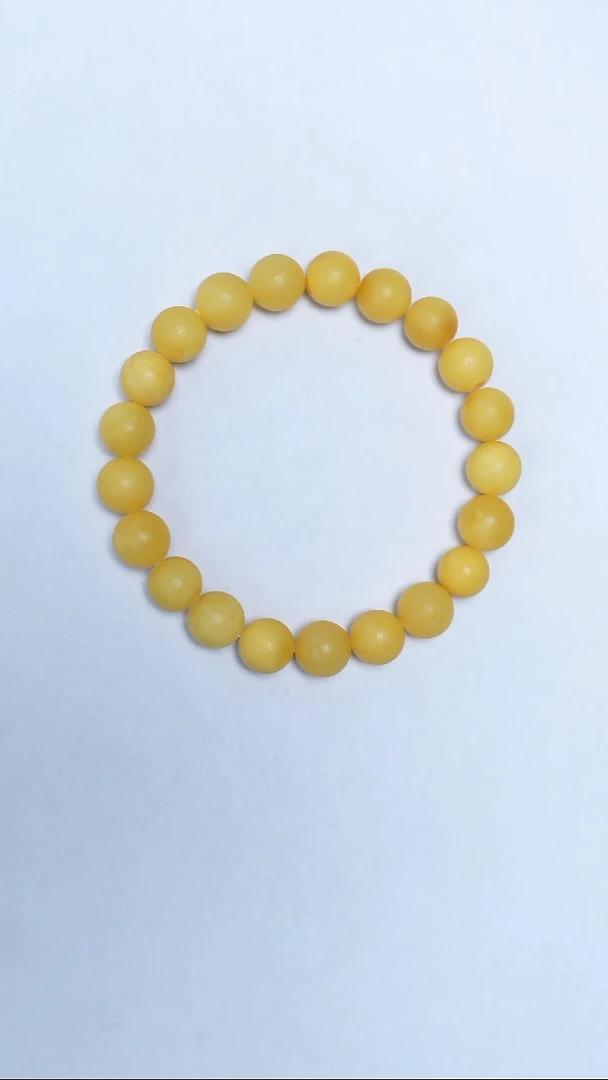 手链蜜蜡未镶嵌蜜蜡圆珠手串