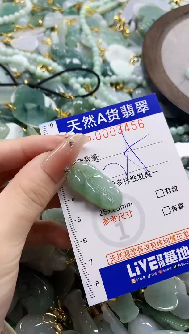 颈饰未镶嵌翡翠天然A货翡翠
