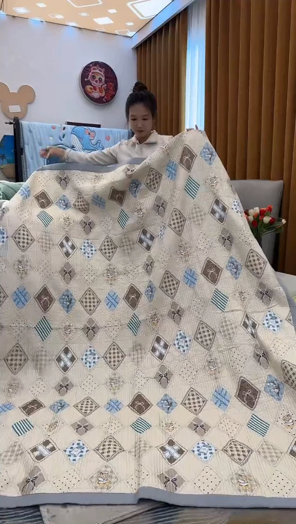 棉花菱格小熊-200x230