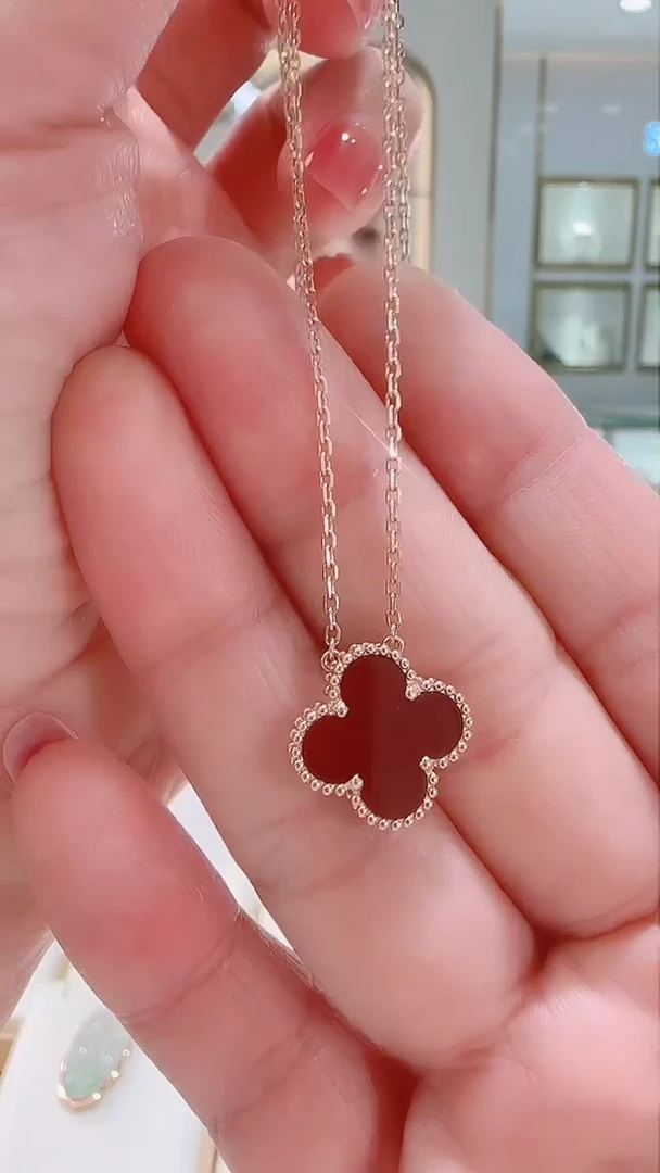 【闪购商品】玛瑙/玉髓套链18K金镶嵌套链