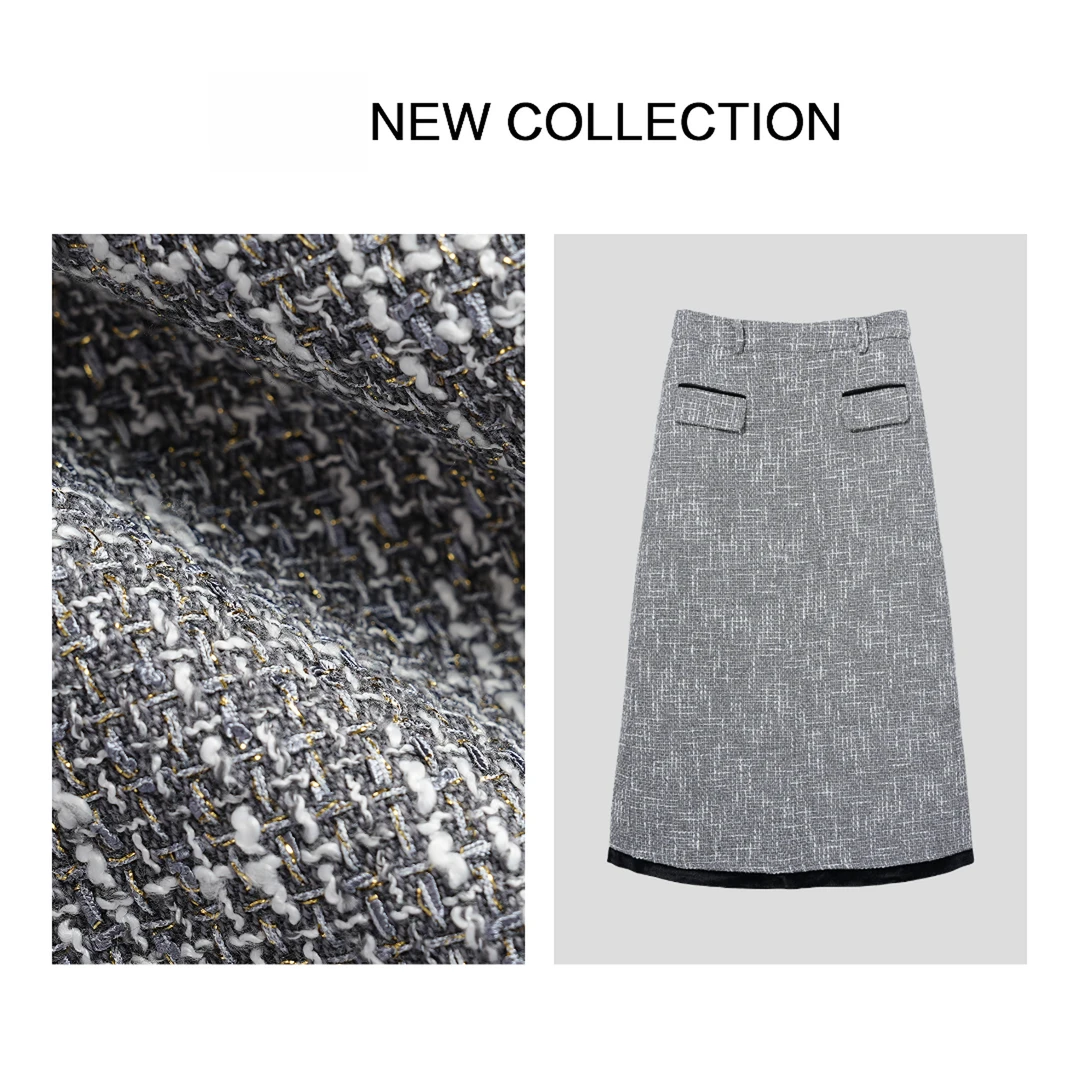 【小依专享】E3358010B 显瘦休闲半身裙-8010