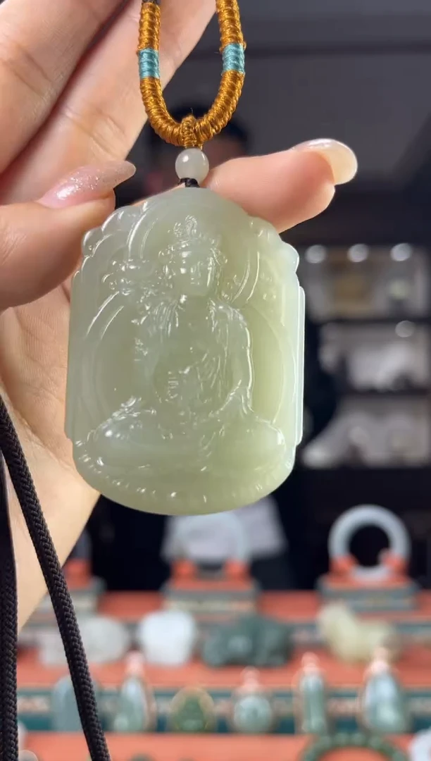 颈饰未镶嵌和田玉佩佩马