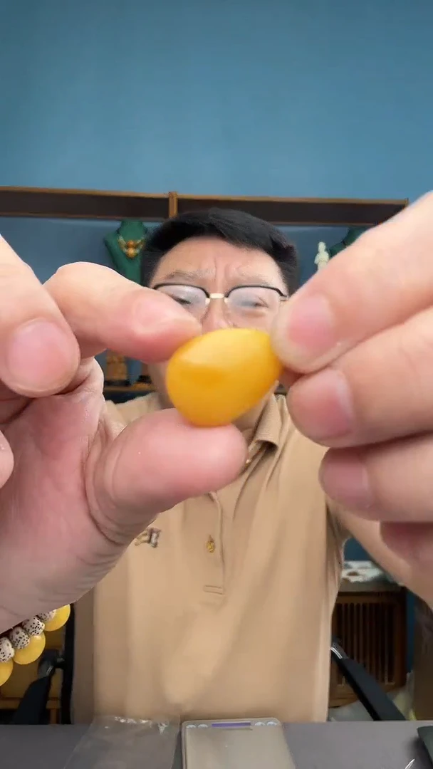 裸石琥珀未镶嵌微瑕介意勿拍48