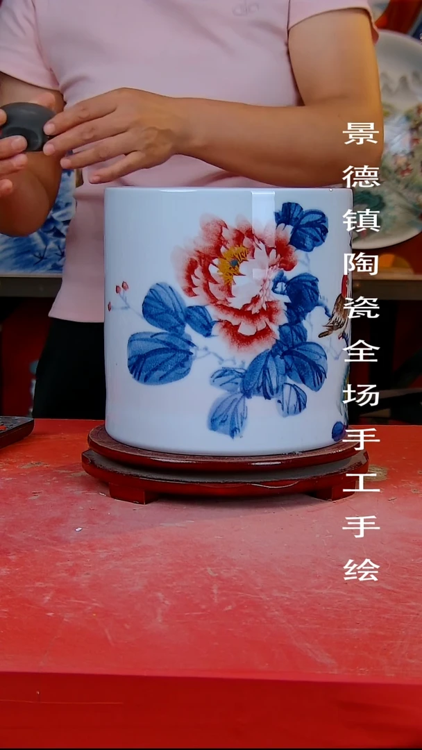 摆件景德镇陶瓷 全场手工手绘