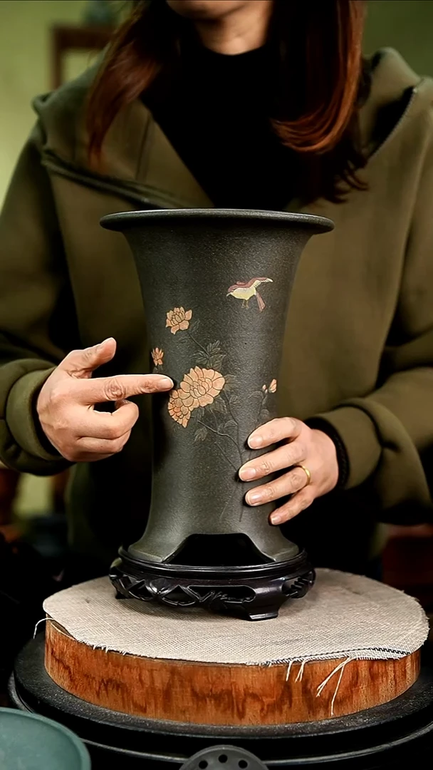 紫砂花盆花卉园艺9334+s