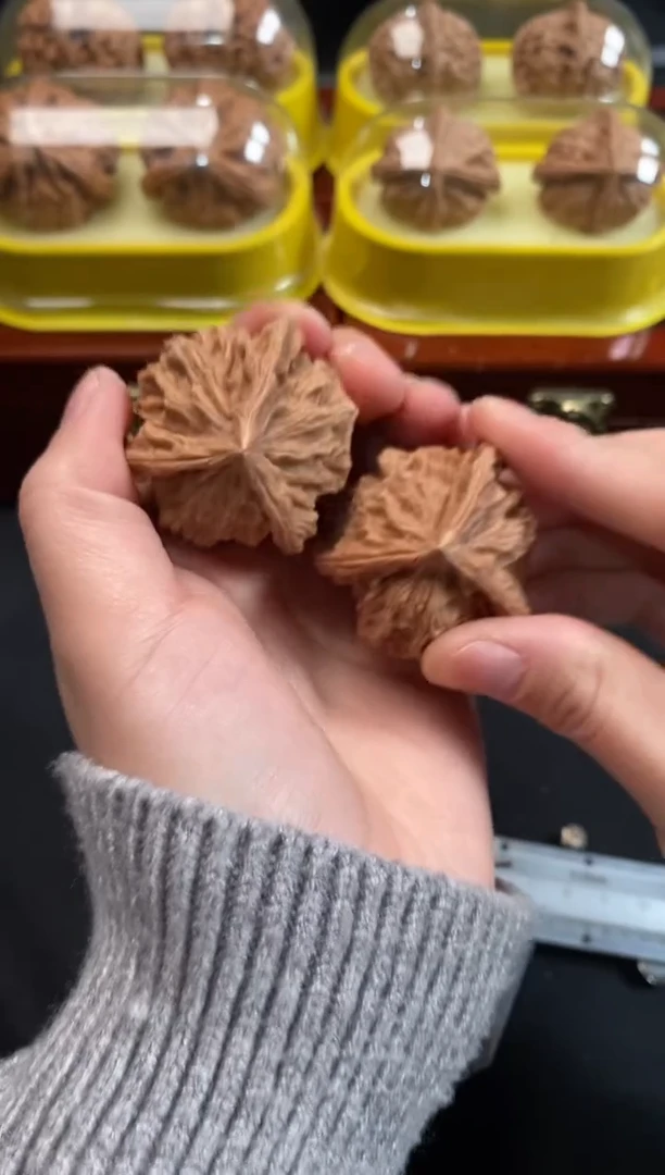 把件文玩核桃盘山三棱40尺R790
