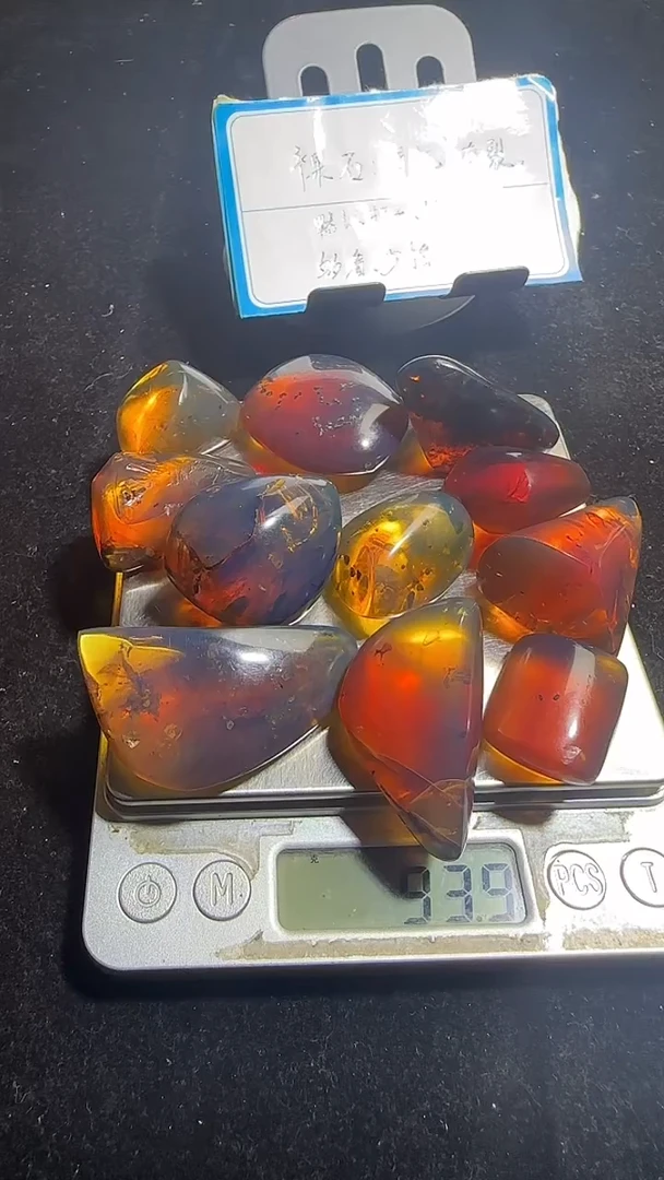 琥珀颈饰未镶嵌102