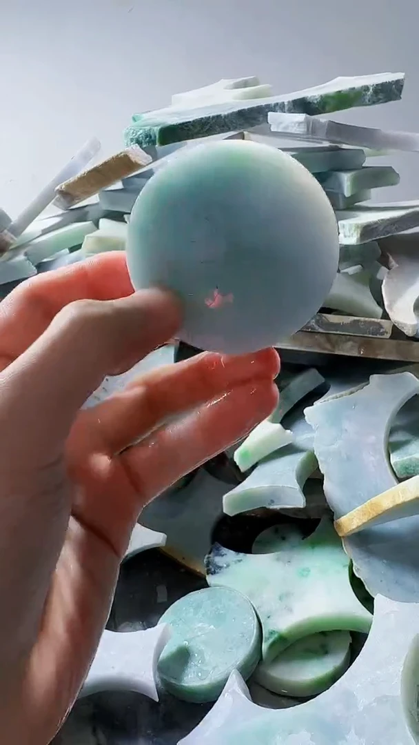 裸石翡翠缅甸翡翠A货文169