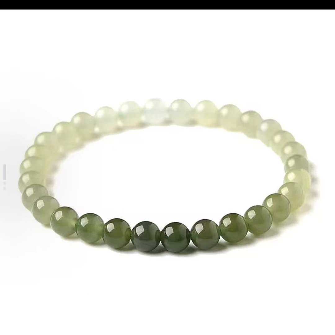 【GOLIFIR】天然和田玉渐变6mm手串S63