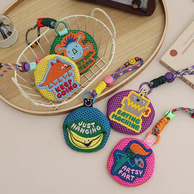 夏季网格防蚊包宝宝防蚊袋收纳小包零钱包宠物防蚊挂件可爱钥匙扣