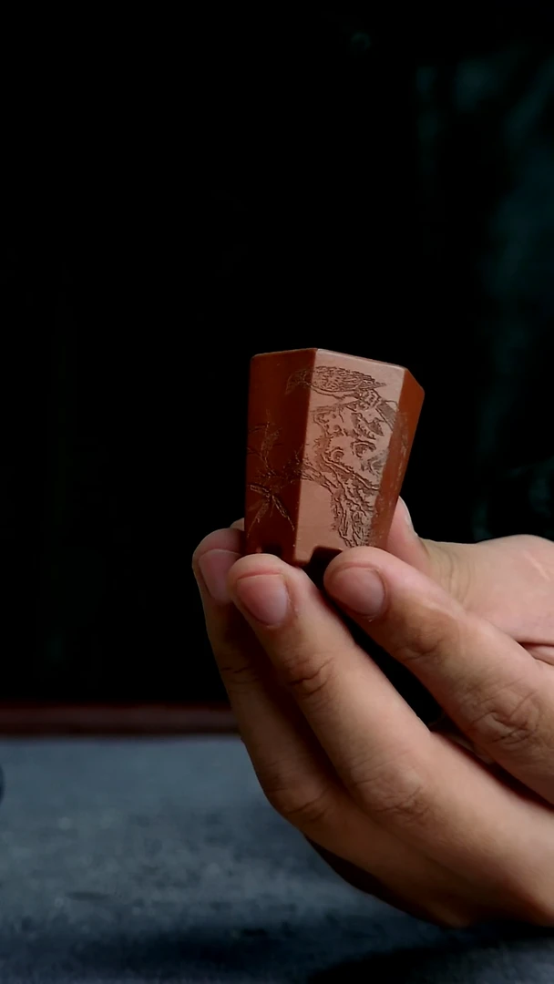 紫砂花盆2.5*3.5内径紫砂花盆