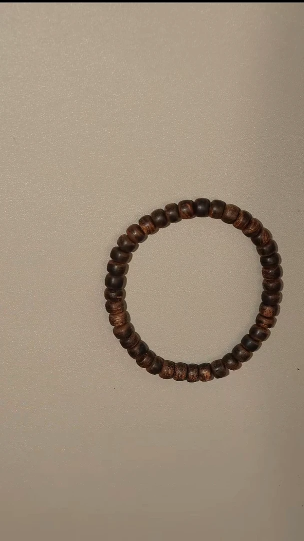 沉香手串文莱沉水算盘珠0.7单圈手串6.66克