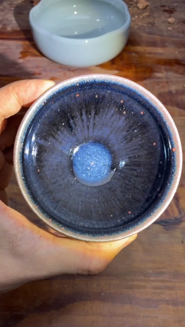 茶盏真柴烧建盏换点柴火