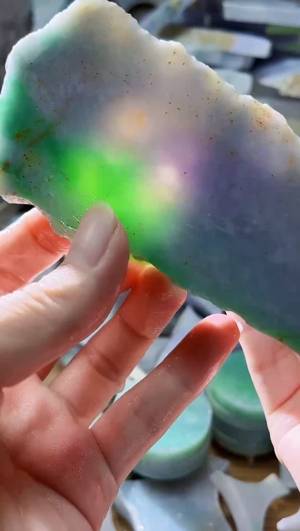 配石翡翠天然翡翠A货916