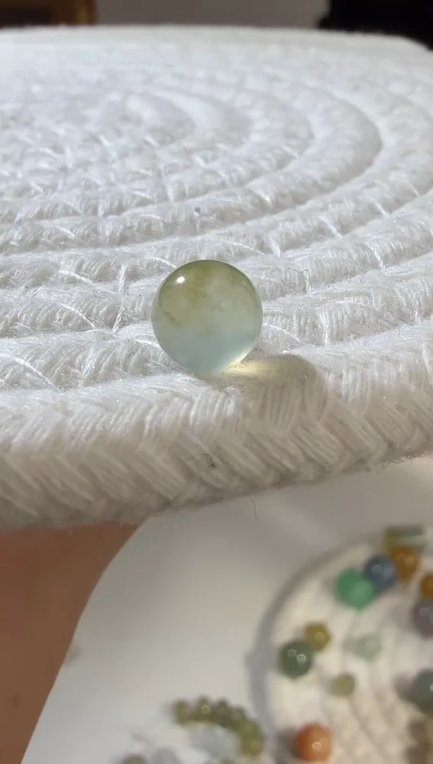 未镶嵌定制翡翠卡7.5珠子480+48