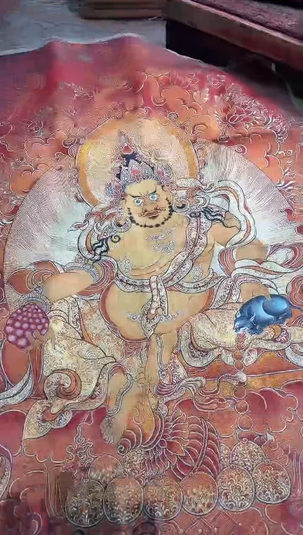 刺绣天天的唐卡tk160