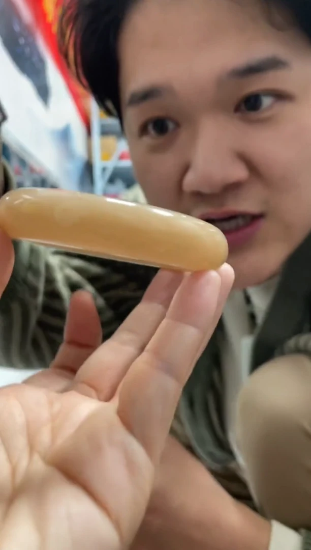 【闪购商品】和田玉颈饰未镶嵌A14藕粉正圈60