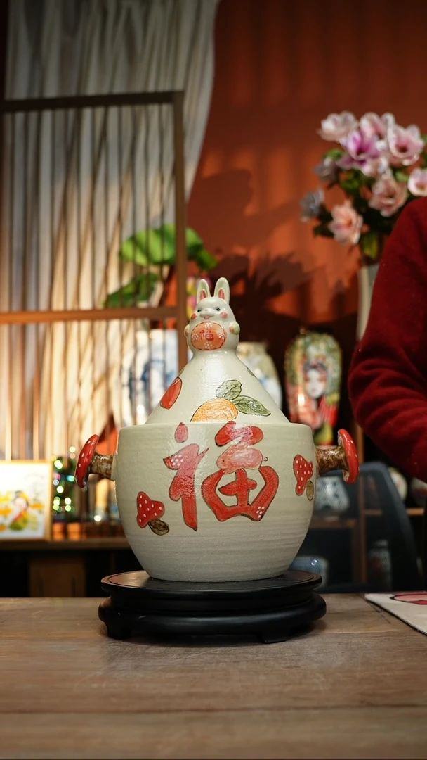 【简家甄选】景德镇设计师釉下手绘陶瓷