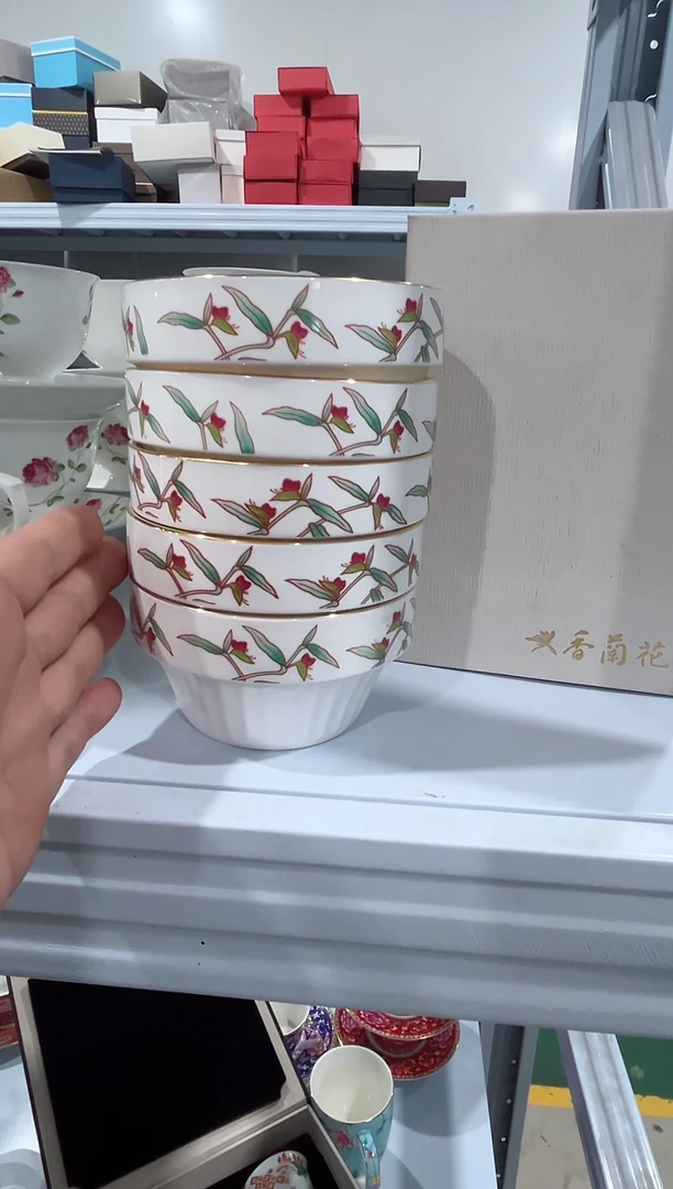 瓷片日用陶瓷（简装）碗5个