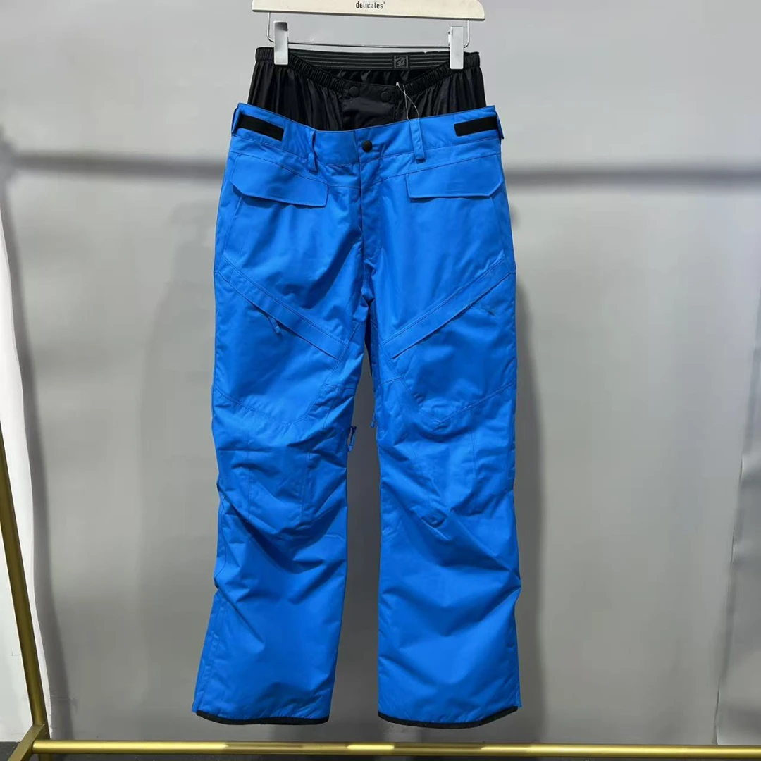 U-19 T 户外滑雪男款冬季加厚皇家蓝单板滑雪裤 91159 C97X