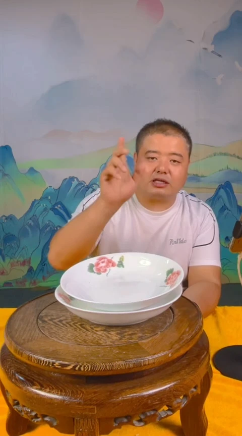 摆件景德镇陶瓷青花摆件75
