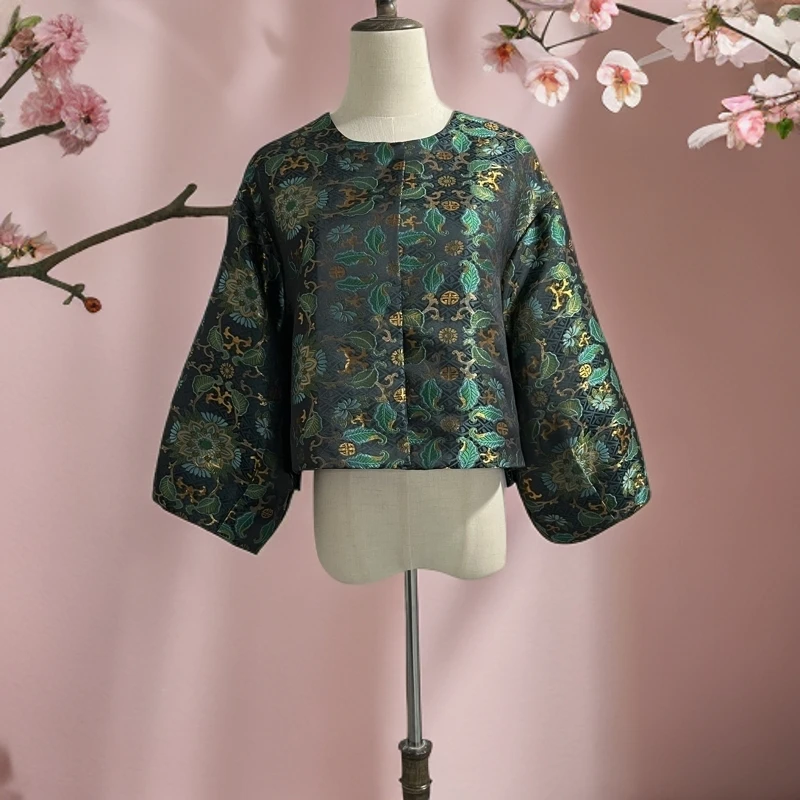 【清仓福利款】金碧辉煌棉服花苞上衣XM24084