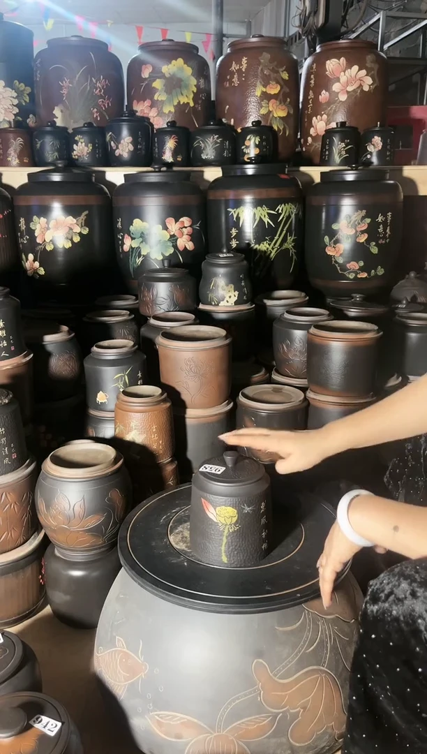 【闪购商品】壶瑕疵茶叶罐 100克黑色  958