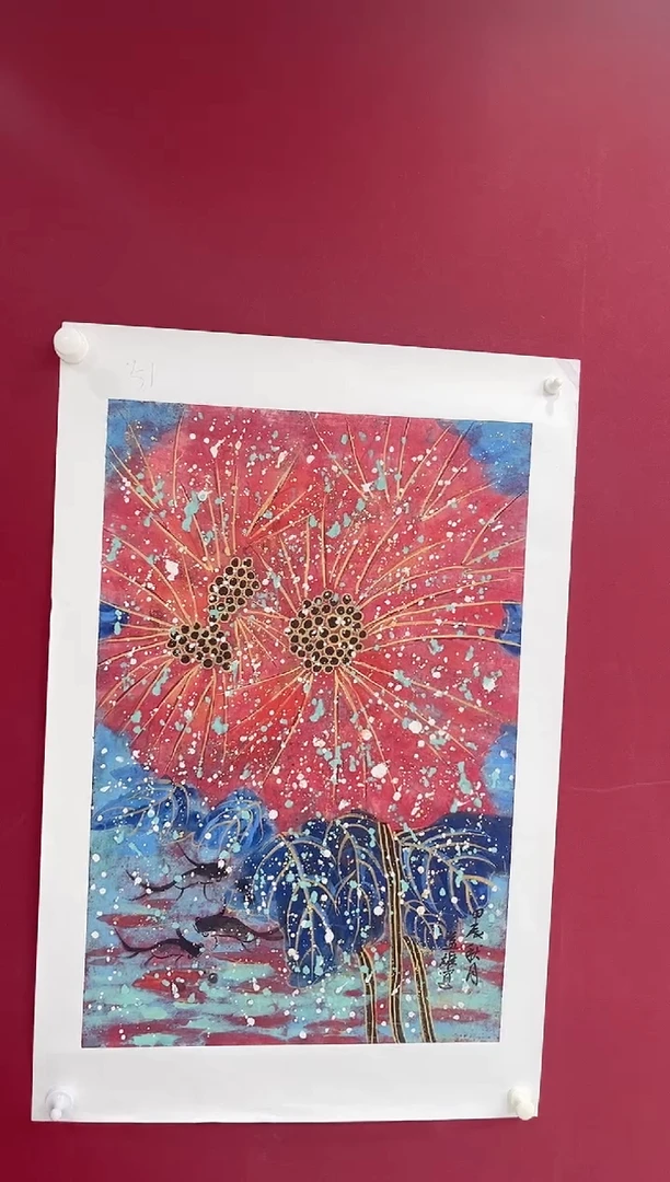 国画段益雄老师开三