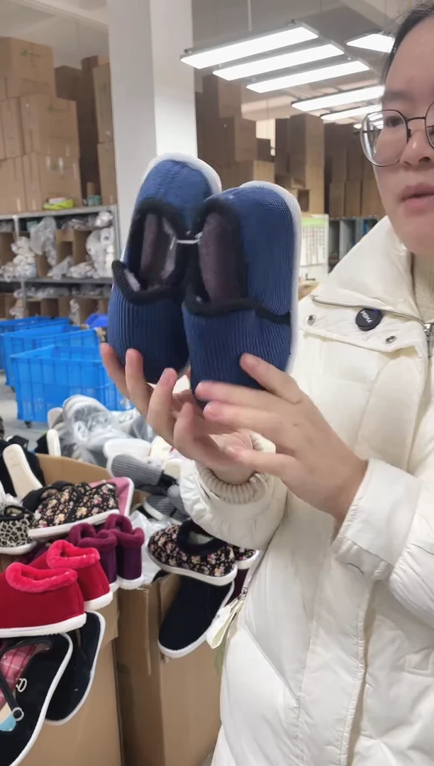 宝宝宝蓝棉鞋18公分70号